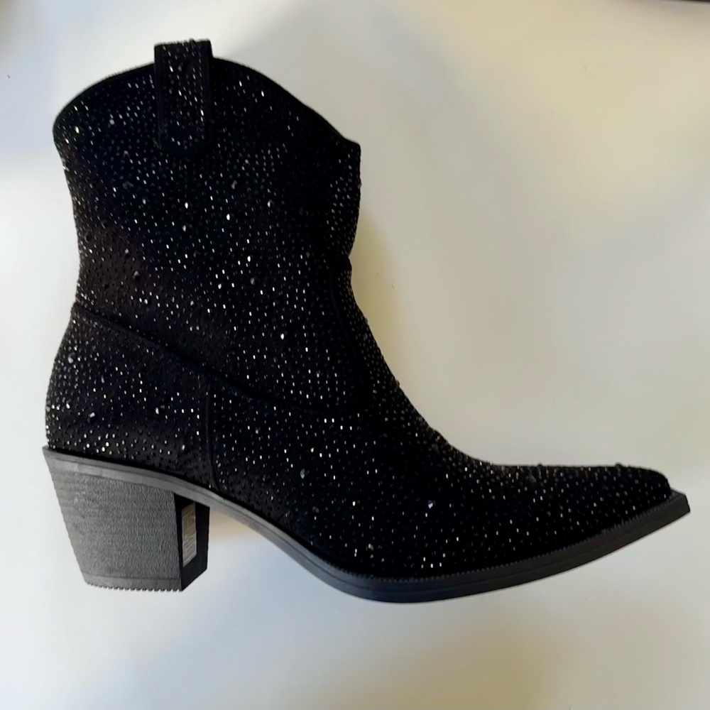 Women's Rhinestone Cowboy Boots - Picture 2 of 6